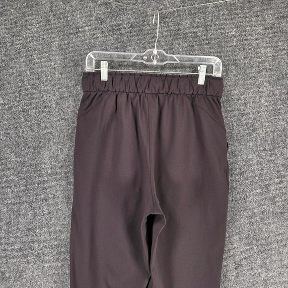 Lululemon Stretch High-Rise 7/8 Length Tapered Pants Size 8 Black Pull On - Picture 9 of 14